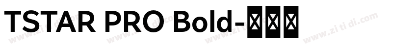 TSTAR PRO Bold字体转换